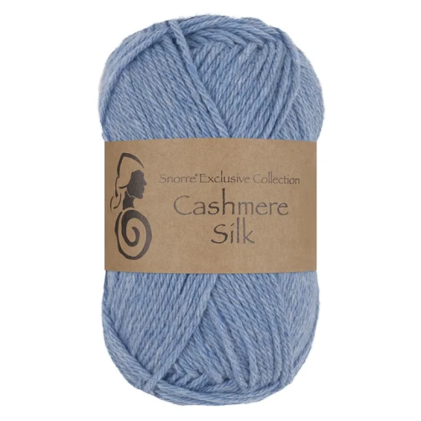 Viking Garn - Cashmere Silk - Cashmere og silkegarn - Lys Denim 620 - 25g