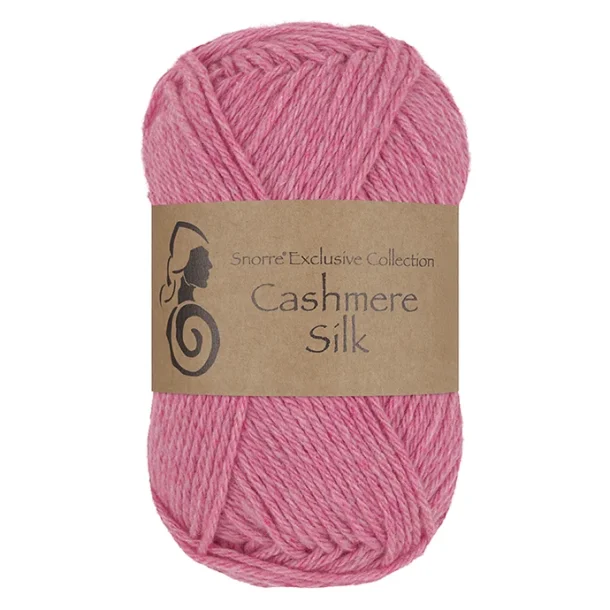 Viking Garn - Cashmere Silk - Cashmere og silkegarn - Ros� 664 - 25g