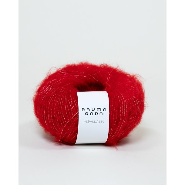 Rauma Garn - Alpakka Lin - alpaca/hr/uld garn - Rd (1365) - 50g