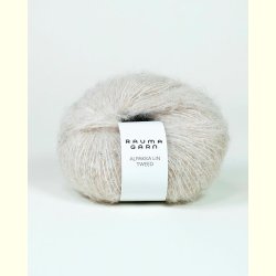 Rauma Garn - Alpakka Lin - alpaca/h�r/uld garn - Tweed Lys Beige (11466) - 50g
