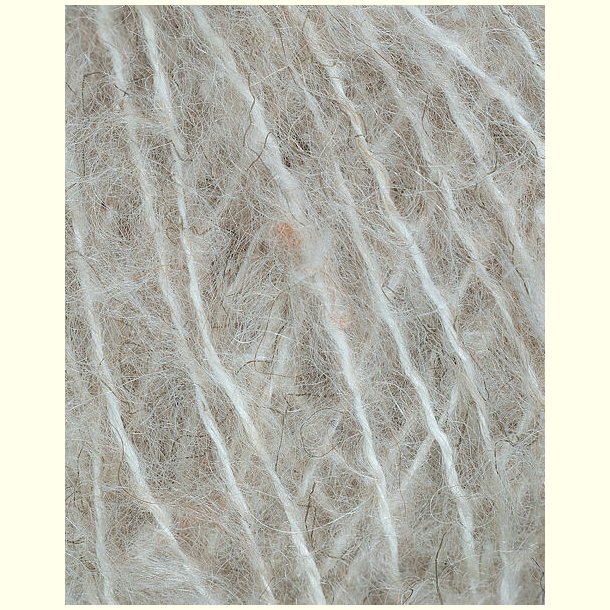 Rauma Garn - Alpakka Lin - alpaca/h�r/uld garn - Tweed Lys Beige (11466) - 50g