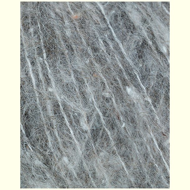 Rauma Garn - Alpakka Lin - alpaca/h�r/uld garn - Tweed Varm Gr� (16066) - 50g