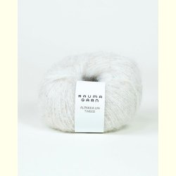 Rauma Garn - Alpakka Lin - alpaca/h�r/uld garn - Tweed Natur (18166) - 50g