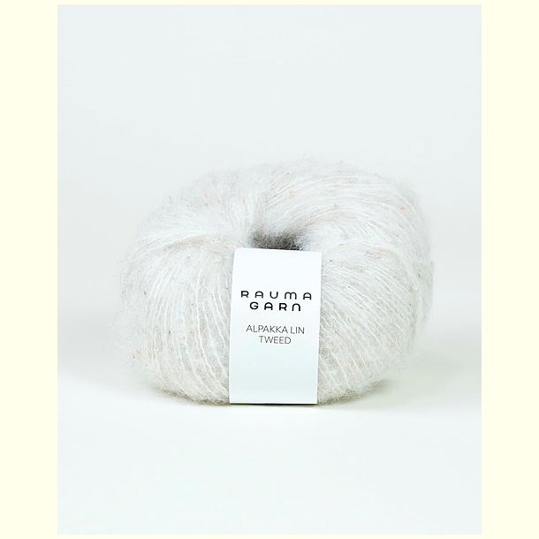Rauma Garn - Alpakka Lin - alpaca/h�r/uld garn - Tweed Natur (18166) - 50g