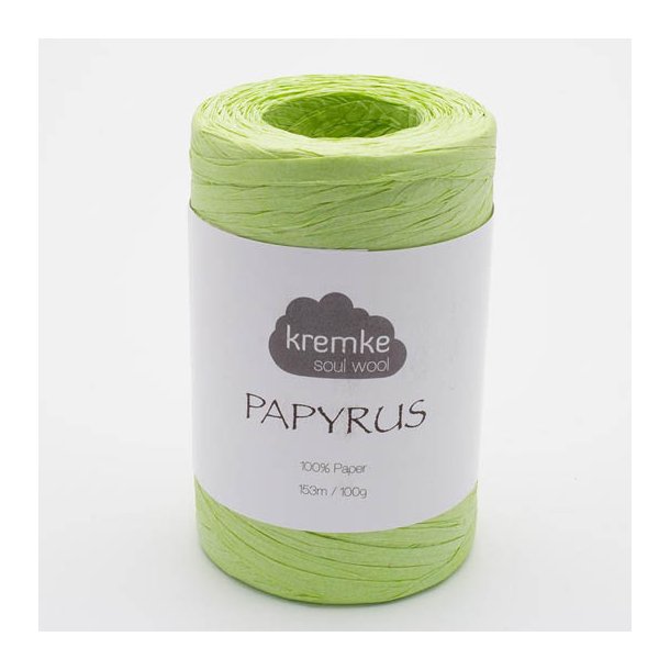 Kremke Soul Wool - Papyrus papirsgarn - blegrn (59) - 100g