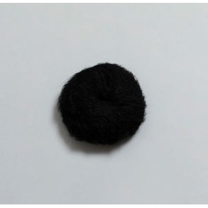 Rauma Garn - Alpakka Lin - alpaca/hr/uld garn - Sort (2325) - 50g