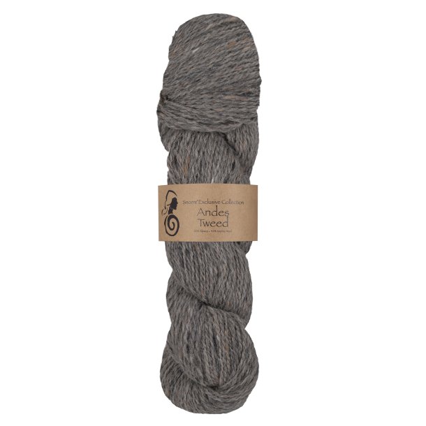 Viking Garn - Andes Tweed - Alpaca og Merino uldgarn - Gr� 215 - 50g