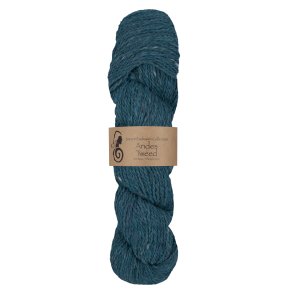 Viking Garn - Andes Tweed - Alpaca og Merino uldgarn - Turkis 229 - 50g