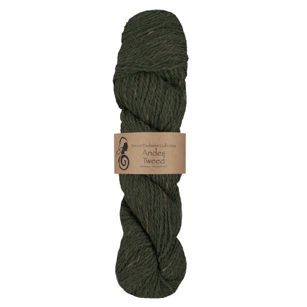 Viking Garn - Andes Tweed - Alpaca og Merino uldgarn - Gr�n 234 - 50g