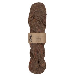 Viking Garn - Andes Tweed - Alpaca og Merino uldgarn - H�stbrun 245 - 50g