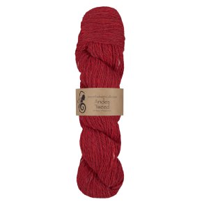 Viking Garn - Andes Tweed - Alpaca og Merino uldgarn - R�d 250 - 50g