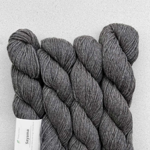 Pascuali - Sayama - lama/hjlandsuld garn - Antracite 311 - 50g