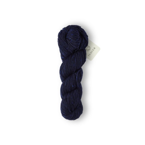 Isager - Aran Tweed - Uldgarn - Navy - 100g