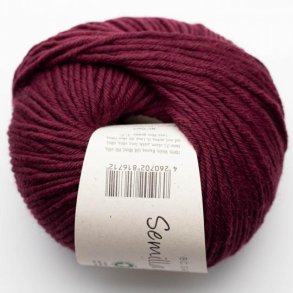 BC Garn - Semilla Grosso GOTS - uldgarn - Aubergine (014) - 50g