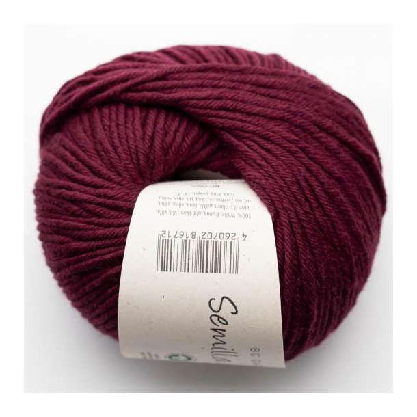 BC Garn - Semilla Grosso GOTS - uldgarn - Aubergine (014) - 50g