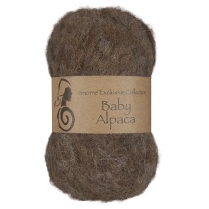 Viking Garn - Baby Alpaca - Alpaca garn - Brun 308 - 25g