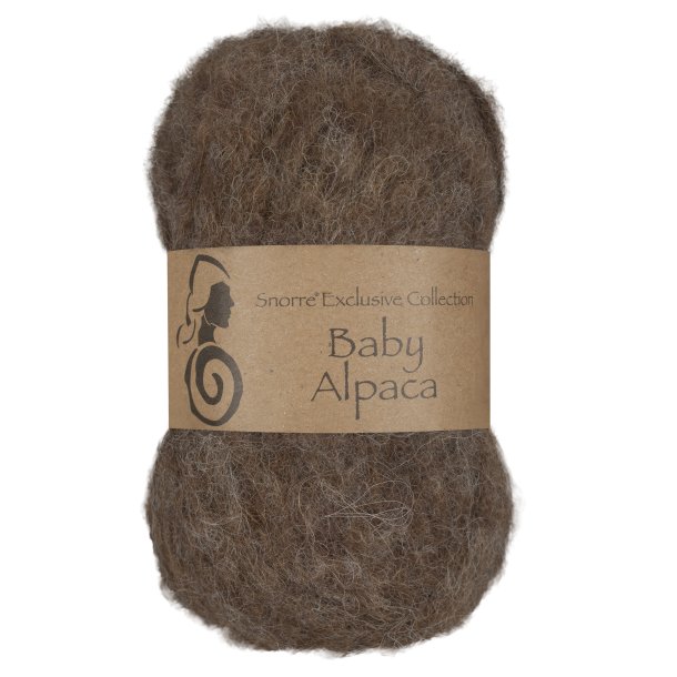 Viking Garn - Baby Alpaca - Alpaca garn - Brun 308 - 25g
