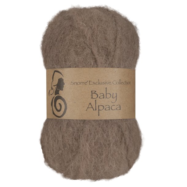 Viking Garn - Baby Alpaca - Alpaca garn - Lys brun 309 - 25g