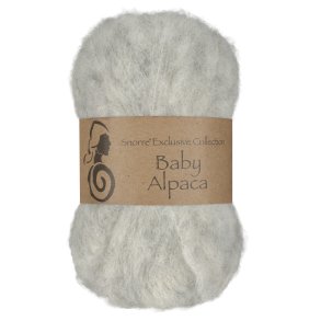 Viking Garn - Baby Alpaca - Alpaca garn - Perlegr� 312 - 25g