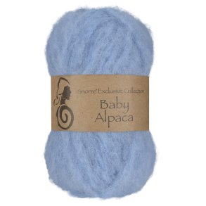 Viking Garn - Baby Alpaca - Alpaca garn - Lys bl� 320 - 25g