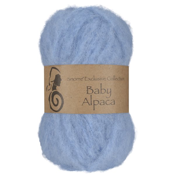 Viking Garn - Baby Alpaca - Alpaca garn - Lys bl� 320 - 25g