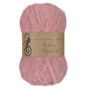 Viking Garn - Baby Alpaca - Alpaca garn - Gammel rosa 374 - 25g