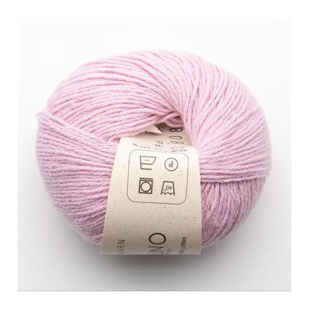 BC Garn - Allino - h�r/bomuldsgarn - Baby rosa (13) - 50g