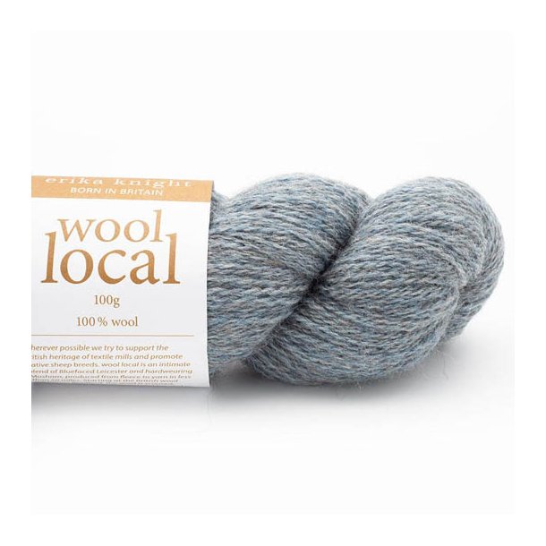 Erika Knight - Wool Local - uldgarn - Bennett Pale Blue (801) - 100g