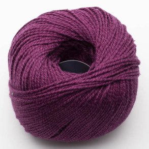 Kremke Soul Wool - Morning Salutation Vegan - bomuld/lyocell garn - Berry (06) - 50g