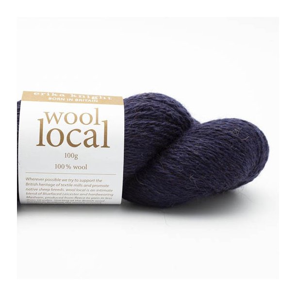 Erika Knight - Wool Local - uldgarn - Bingley Navy (808) - 100g