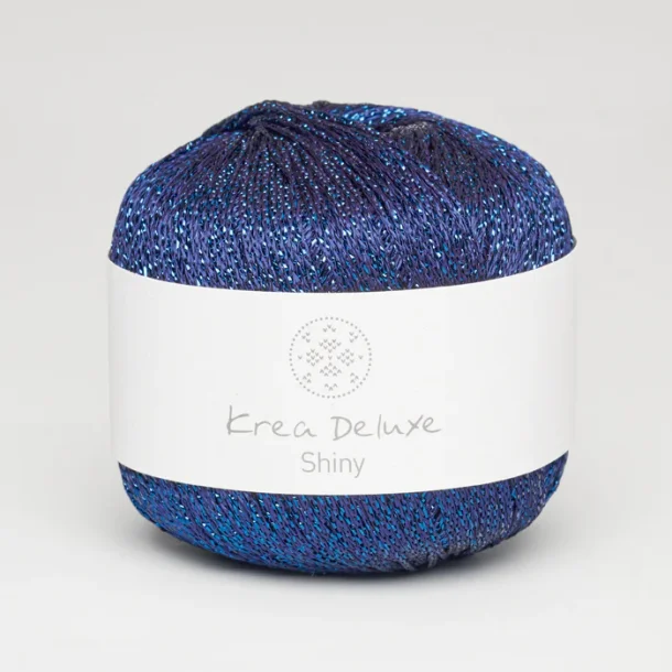 Krea Deluxe - Shiny - eftektgarn - Bl (12) - 25g