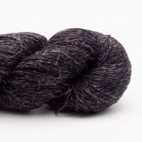 *Kremke Soul Wool - Lazy Linen - uld/hrgarn - Sort (003) - 100g