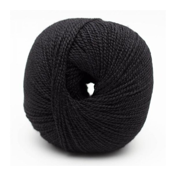 BC Garn - Semilla Silkbloom GOTS - Uld/silke garn - Black (031) - 50g