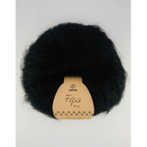 Navia - Fipa - Mohair/uldgarn - Black 1507 - 50g
