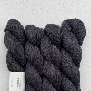 Pascuali - Sayama - lama/hjlandsuld garn - Black 312 - 50g