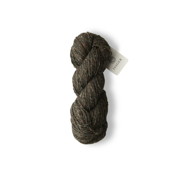 Isager - Aran Tweed - Uldgarn - Black - 100g