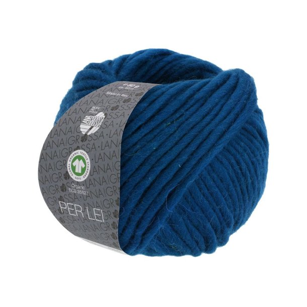 Lana Grossa - Per Lei GOTS - merino uldgarn  - Blkbl (35) - 50g