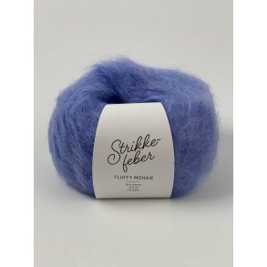 Strikkefeber - Fluffy Mohair - Mohair/uld garn - Blklokke 929 - 50g