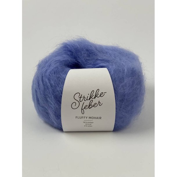 Strikkefeber - Fluffy Mohair - Mohair/uld garn - Blklokke 929 - 50g