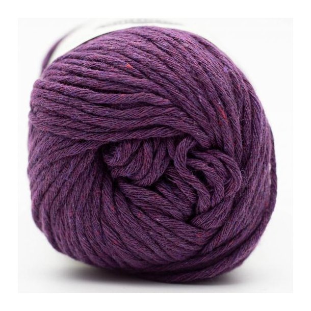 *Kremke Soul Wool - Karma Cotton - Recycled bomuldsgarn - Blomme (21) - 50g