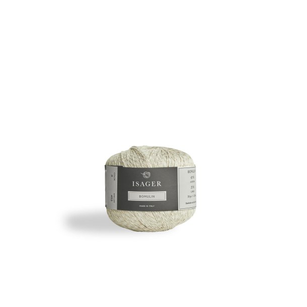 Isager - Bomulin - Bomuld/hr garn - Fv. 0 - 50g