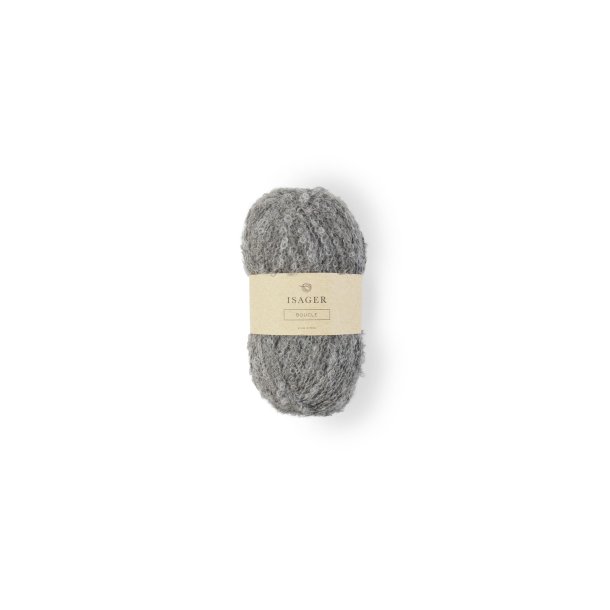 Isager - Boucl&eacute; - Alpaca uldgarn - Fv. E3s - 50g