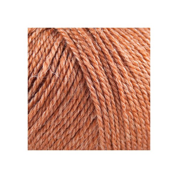 Onion Garn - No.3 Organic Wool + Nettles - uld/nldefiber garn - Brndt Orange 1125 - 50g