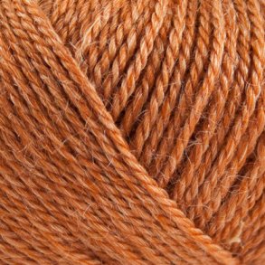 Onion Garn - No.4 Organic Wool + Nettles - uld/nldefiber garn - Brndt Orange 834 - 50g