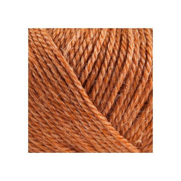 Onion Garn - No.4 Organic Wool + Nettles - uld/nldefiber garn - Brndt Orange 834 - 50g