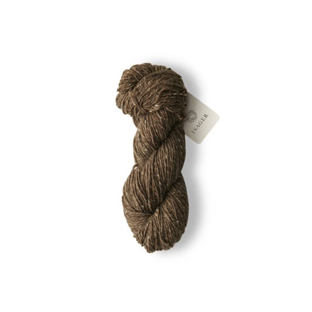 Isager - Aran Tweed - Uldgarn - Brown - 100g