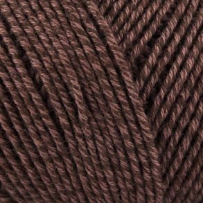 Onion Garn - Fino Organic Cotton + Merino Wool - bomuld/uldgarn - Brun (516) - 50g