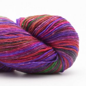 *Kremke Soul Wool - Lazy Lion Strmpegarn - merino uld - Bunch of Roses (005) - 100g
