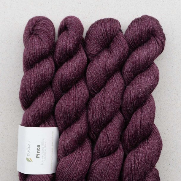 Pascuali - Pinta - silke/ramie/merino uldgarn - Burgundy (115) - 50g