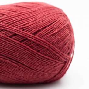 Kremke Soul Wool - Edelweiss Classic 4ply - uld/strmpegarn - Burgundy Red 410 - 100g